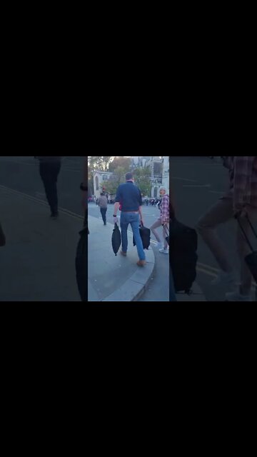 police out side parliament albianian protest #london