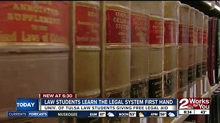 TU Law students learn legal system first hand