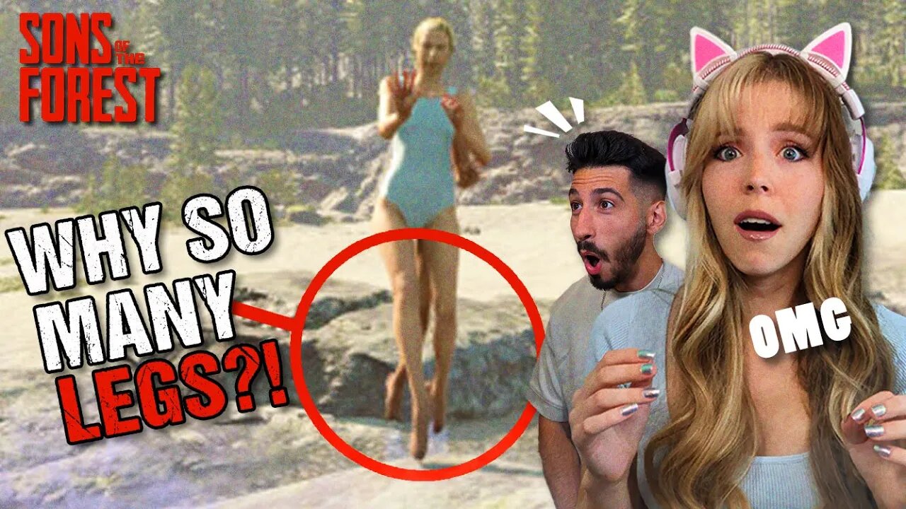 You'll find the oddest things on this island... | Playing SONS OF THE FOREST with my GF