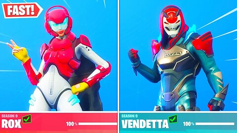 How To Unlock MAX "ROX & VENDETTA" Skin In Fortnite! (Free Skin Rewards)