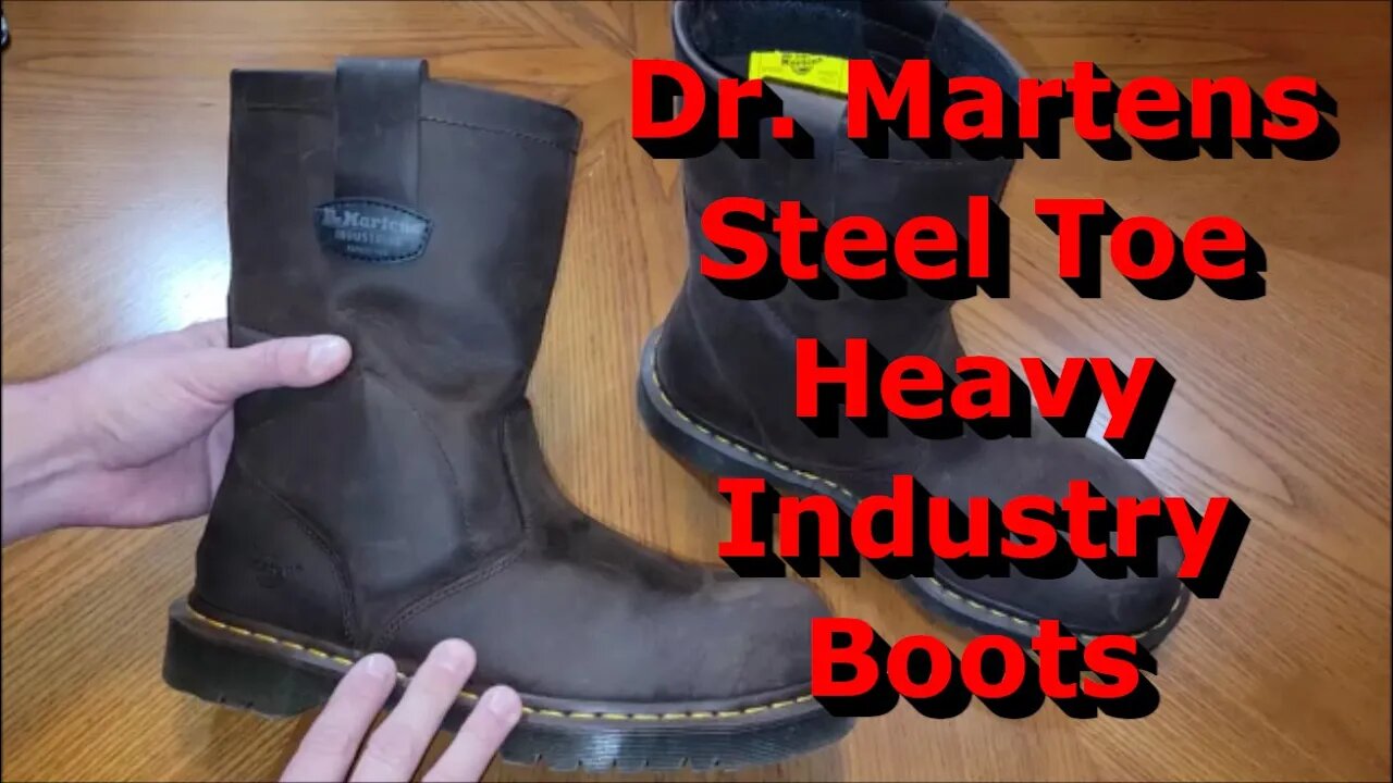 Dr. Martens Men's Steel Toe Heavy Industry Boots - Review