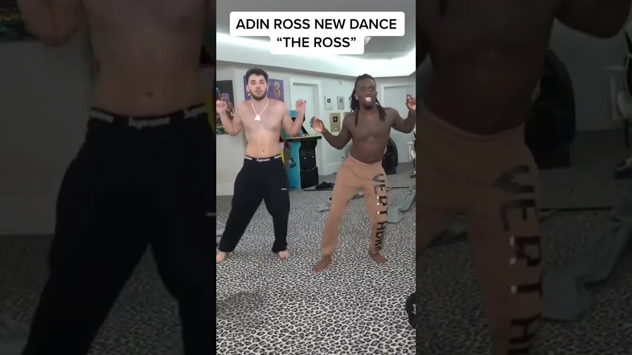 Adin Ross new dance THE ROSS #shorts #adinross #kaicenat #kai #tiktok #tiktokviral #liluzivert