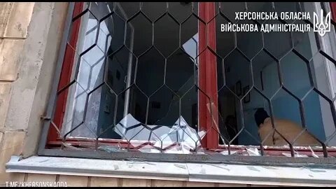 Destruction at a medical building