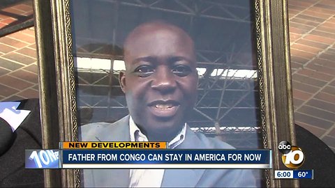 Father from Congo can stay in America for now