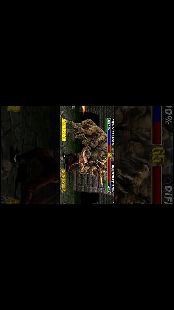 MK Remaster. liu kang vs goro #shorts