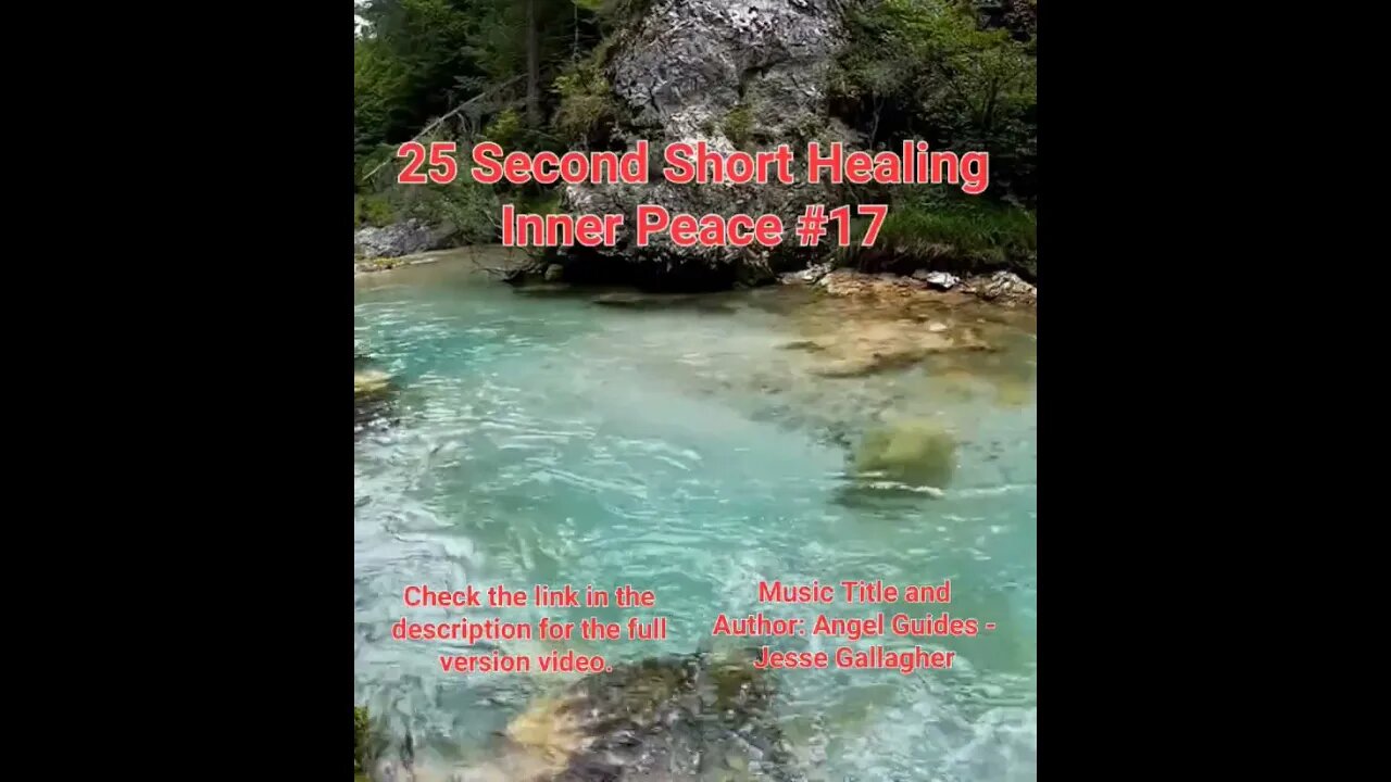 25 Second Short Healing Inner Peace | Meditation Music | Angel Guides | #17 #Meditation #shorts