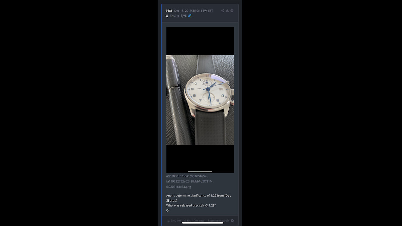 Juan O Savin w/JenMac - Q drops watch & JFK