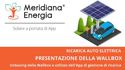 Presentazione della Wallbox, il sistema di ricarica dell'auto elettrica scelto da Meridiana Energia