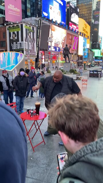Big guy Drinks 128oz of Coca-Cola in a gulp