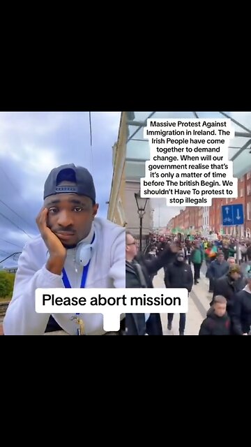 Dindu freeloader in Ireland sounds "abort mission"