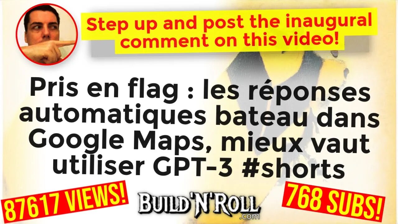 Pris en flag : les réponses automatiques bateau dans Google Maps, mieux vaut utiliser GPT-3 #shorts