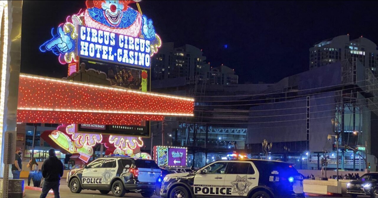 Three people shot near Circus Circus on Las Vegas Strip