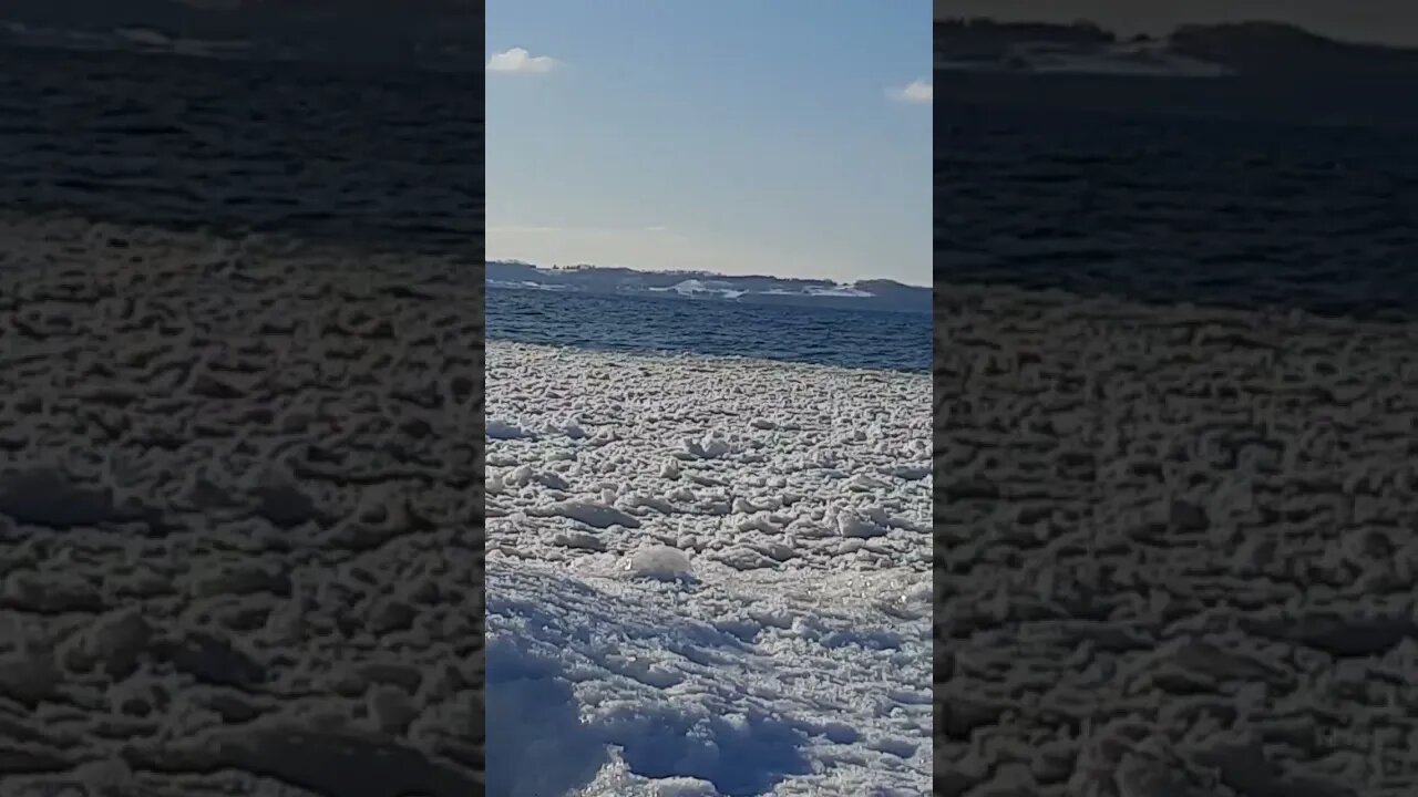 Grand Traverse Bay Winter View