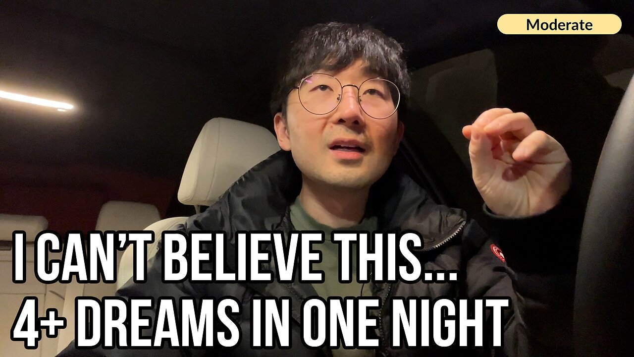 I woke up multiple times last night with at least 4 dreams