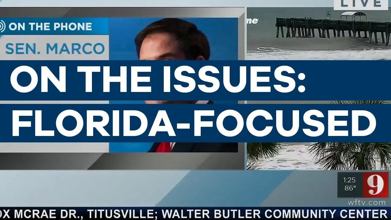 Senator Rubio Discusses Hurricane Dorian and the Effect It Had on the Bahamas