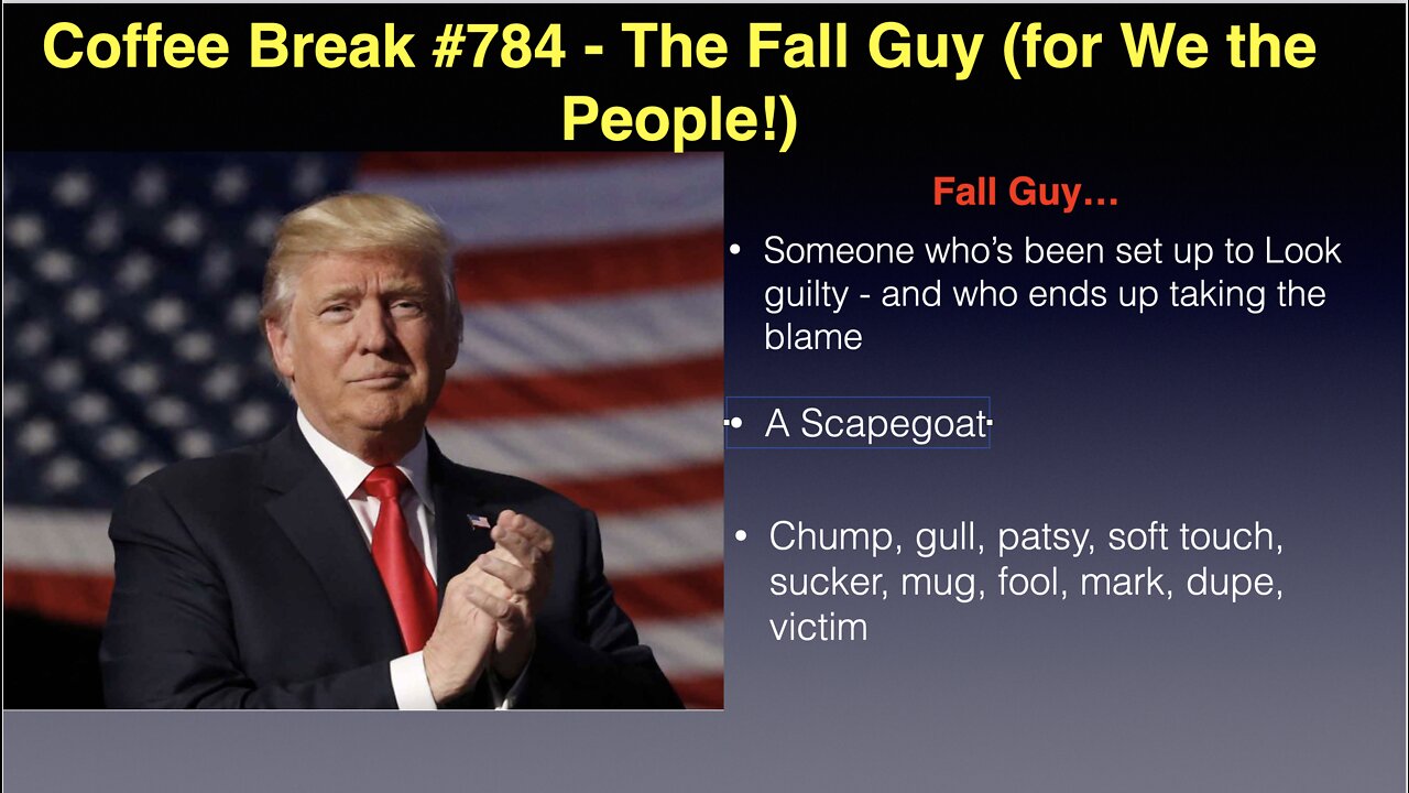 Coffee Break #784 - Fall Guy (for We the People)