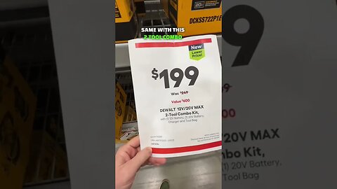 LOWE'S DeWALT Combo Kit DEALS! NOW Until 2/1/23