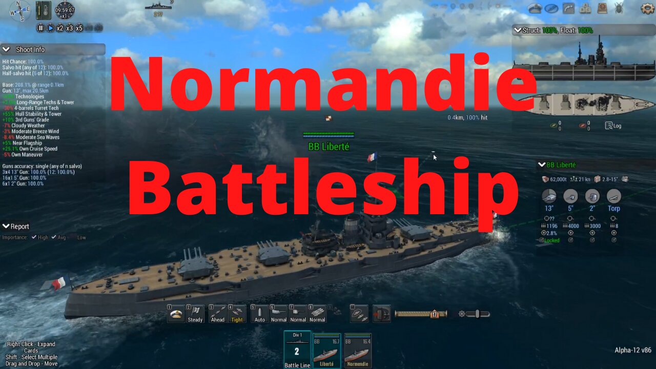 Normandie Battleship