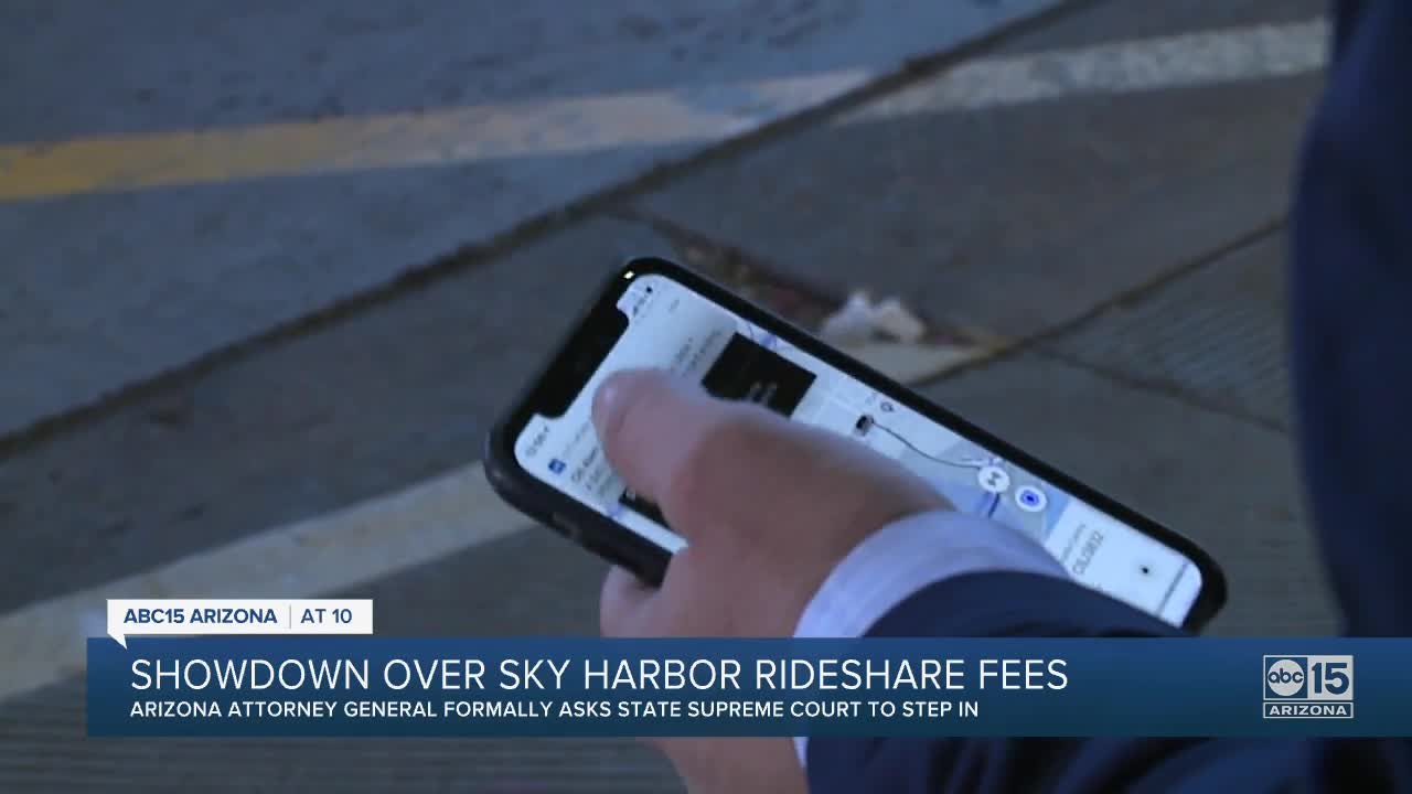 Showdown over Sky Harbor rideshare fees