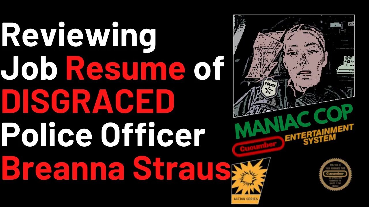 Exposing Washington Federal Way Police Officer Breanna Straus - Going Over Resume - Qualifications