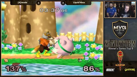 MVG Sandstorm: Top 8 Singles WS - [A]rmada (Fox) vs. Liquid'HungryBox (Jigglypuff)