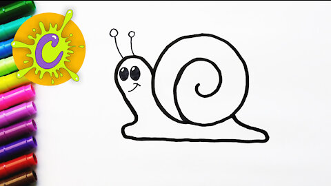 DRAWING A SNAIL | EASY DRAW