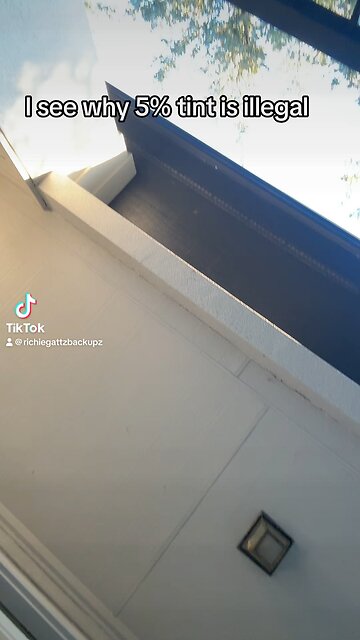 I see why 5% tint is illegal