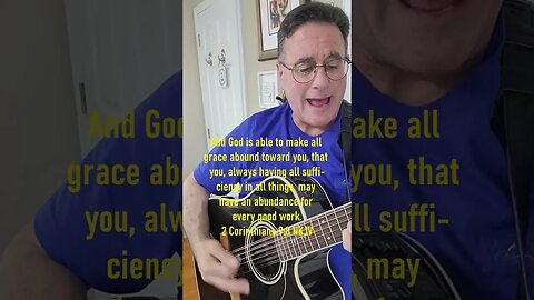 ♪Scripture2Music♪ 2 Corinthians 9:8 #shorts #bible verse