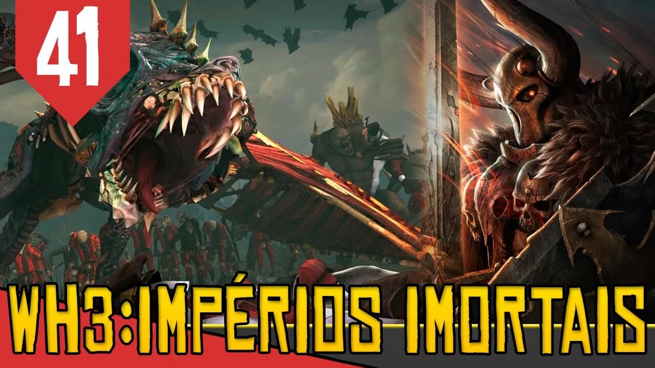 Começa a CRISE DE FIM DE JOGO dos VAMPIROS - Total War Warhammer 3 Archaon #41 [Gameplay PT-BR]