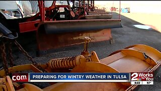 Preparing for wintry weather in Tulsa