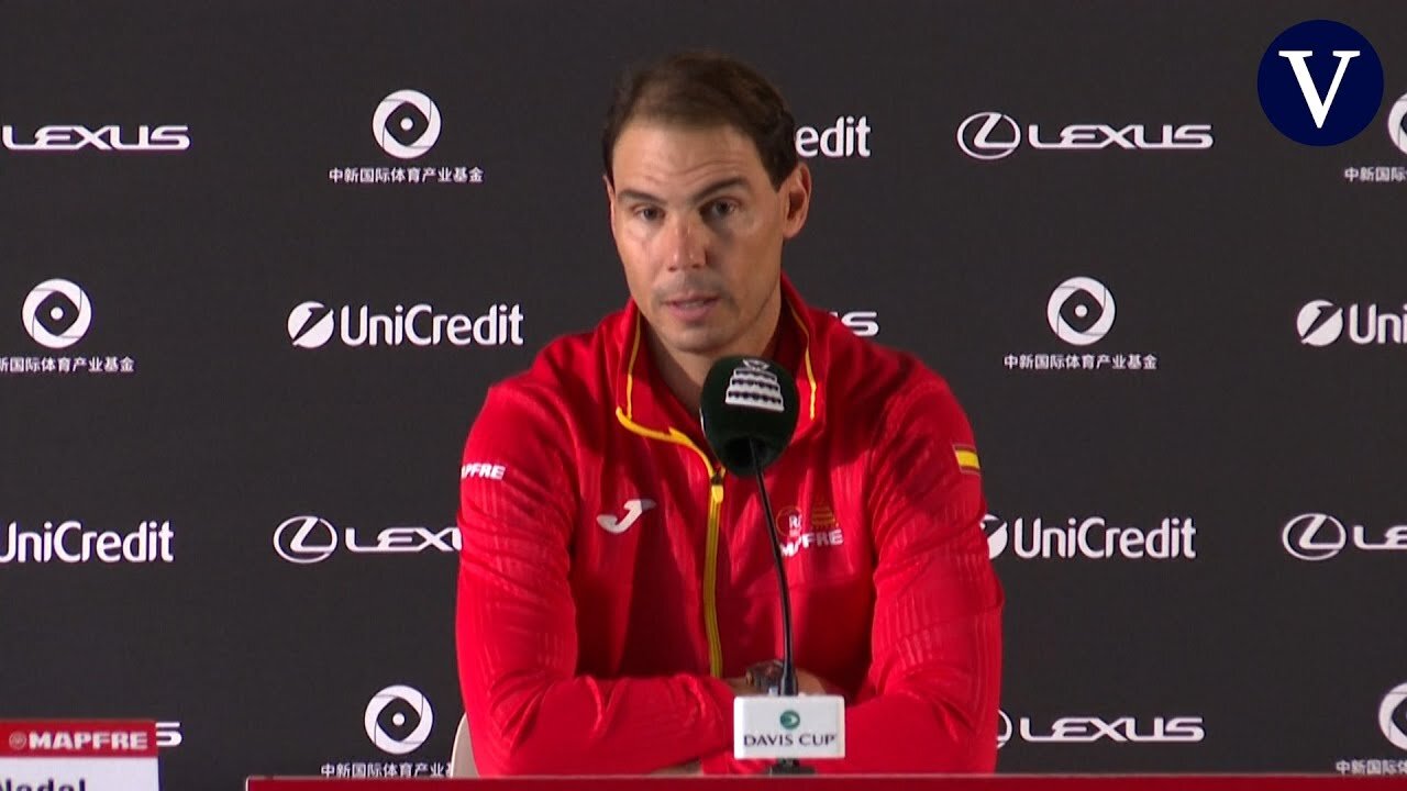 Nadal explica sus sensaciones antes de su última semana como tenista profesional en la Copa Davis