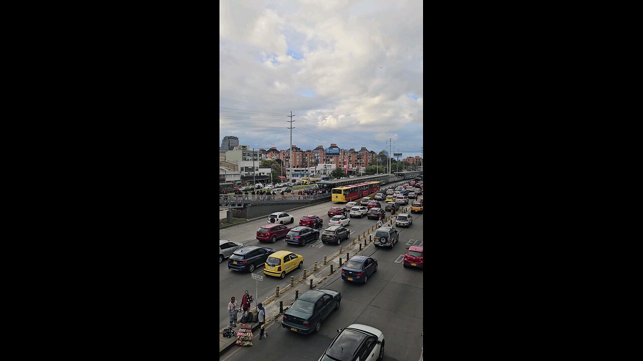 Bogota colombia 🇨🇴 Traffic I'll rather walk