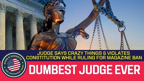 Dumbest Judge Ever Violates Constitution And Says Crazy Things In Magazine Ban Case