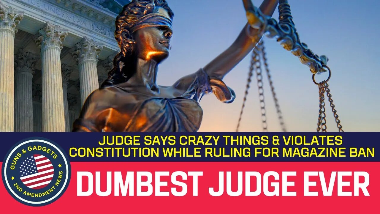 Dumbest Judge Ever Violates Constitution And Says Crazy Things In Magazine Ban Case