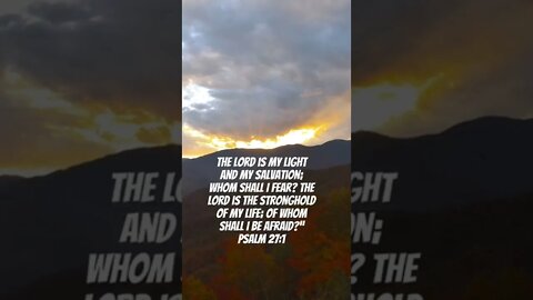 Psalm‬ ‭27:1‬ #God #fear #salvation #light #strength #Jesus #christian #Bible #shorts