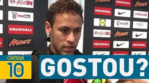 Gostou? OLHA o que NEYMAR achou de Inglaterra 0 x 0 Brasil!