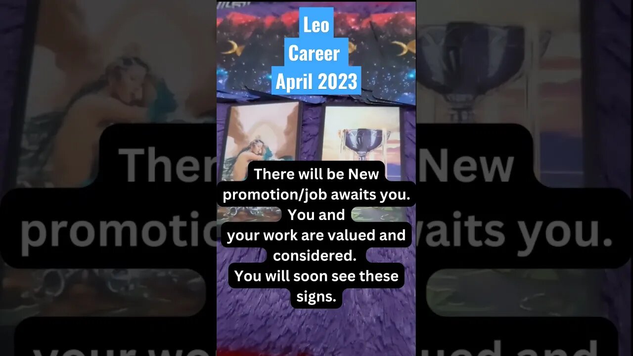 Leo Career April 2023 #tarotscope #tarot #careerreading #career #leo