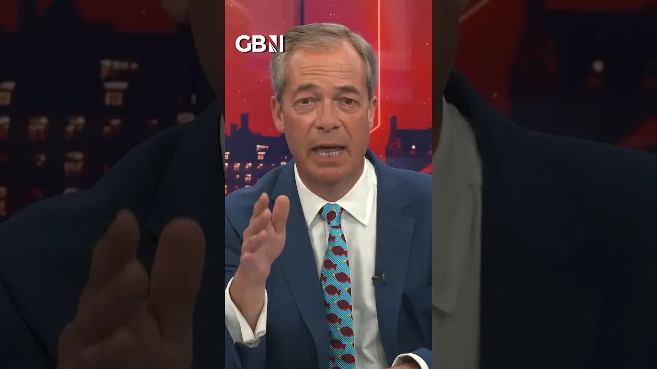 Nigel Farage slams media for ignoring Joe Biden's blatant disregard of King Charles #Biden #Trump