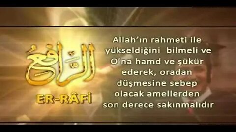#dua #esmaülhüsna Esma'ül Hüsna Duaları / El Rafı(c.c.)