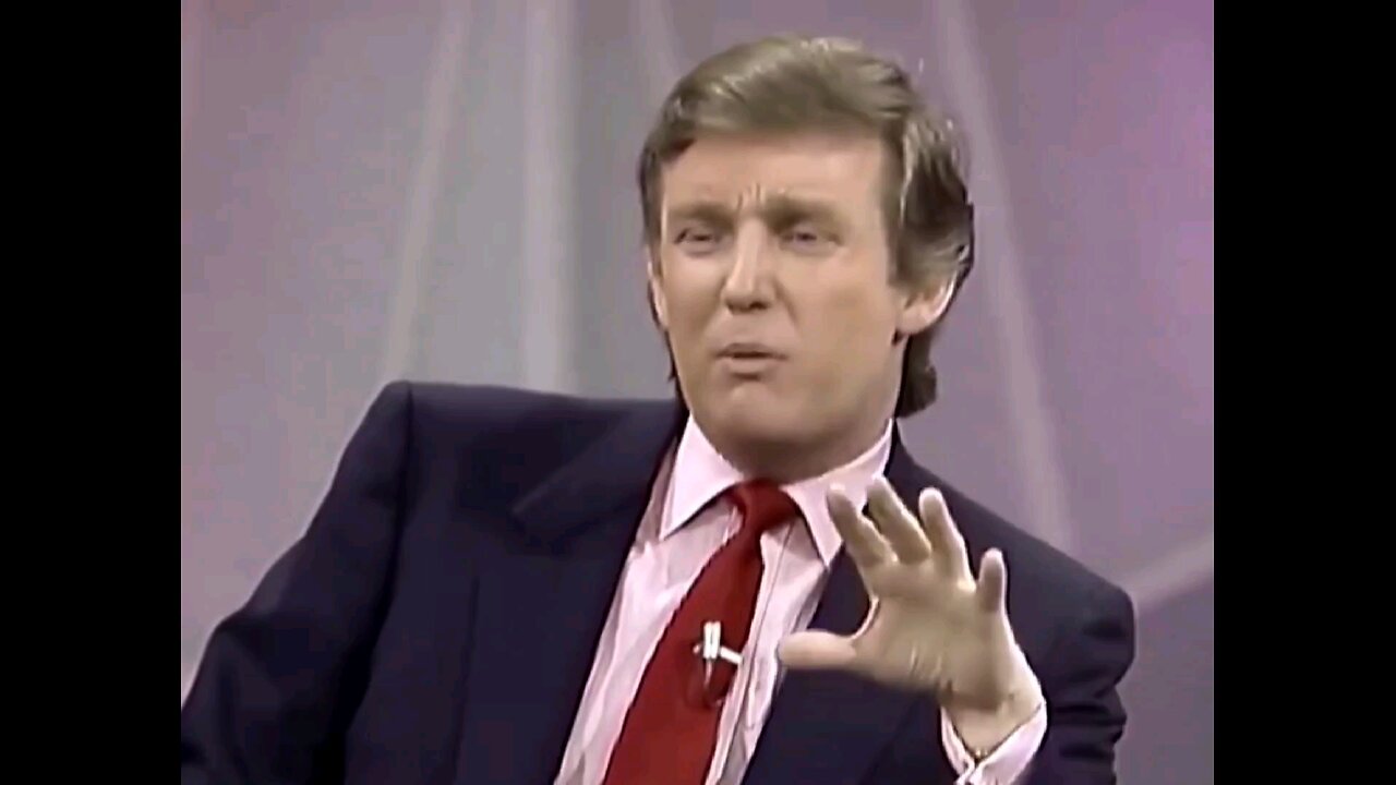 Donald Trump on the Oprah Winfrey show in 1988. He was right about everything. 8/2024