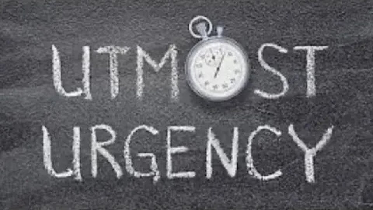 Utmost Urgency ‼️‼️‼️