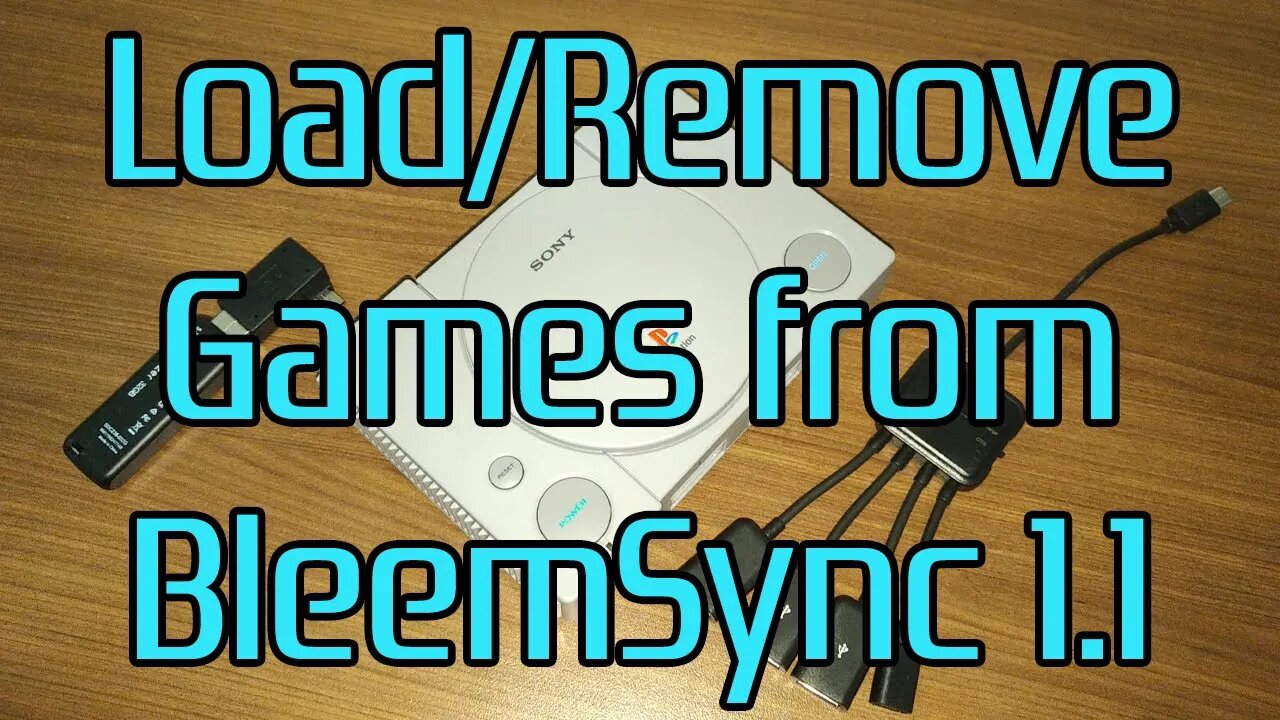 BleemSync 1.1 Game Transfer Tool - Loading and Removing Games To Your Playstation Classic| HOW TO