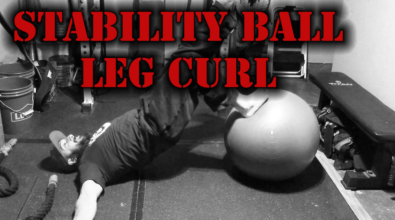 Stability Ball Leg Curl