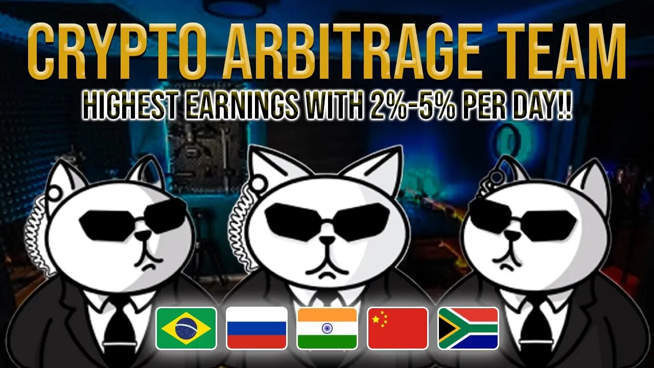 Arbitrage 2-5% Daily Passive Income!!