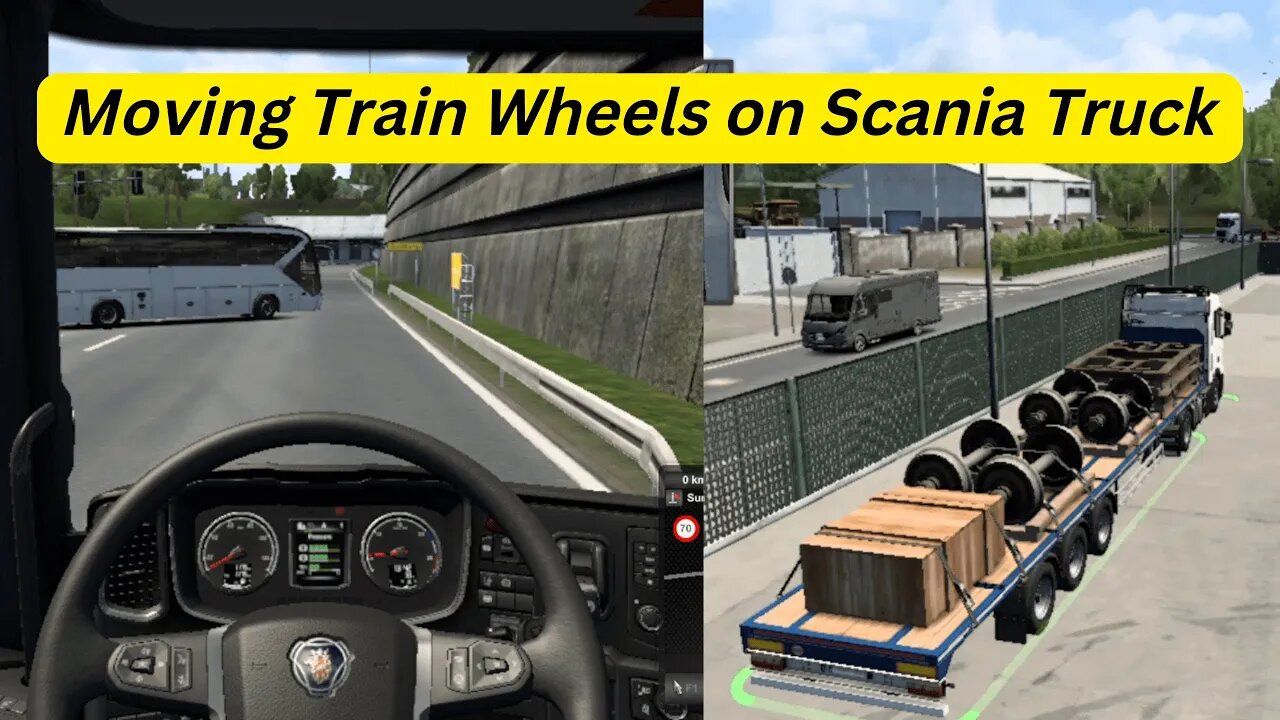 Moving Train Wheels on Scania in Euro Truck Simulator 2