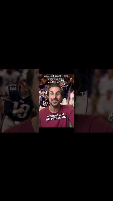 Adam Vinatieri Greatest Play EVER? #shorts