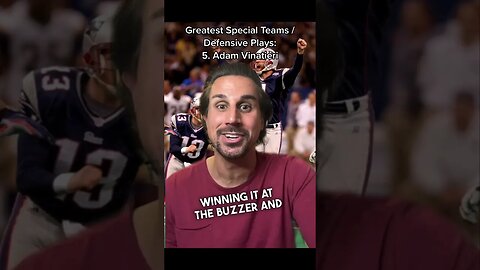 Adam Vinatieri Greatest Play EVER? #shorts