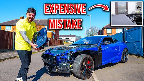 RESTORING MY CAT 'S' INSURANCE WRITE OFF JAGUAR F TYPE SVR