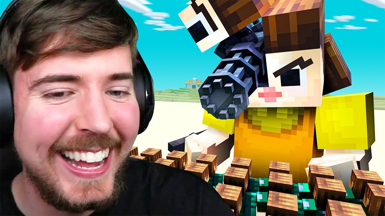 $40,000 Extreme Minecraft Squid Game Challenge