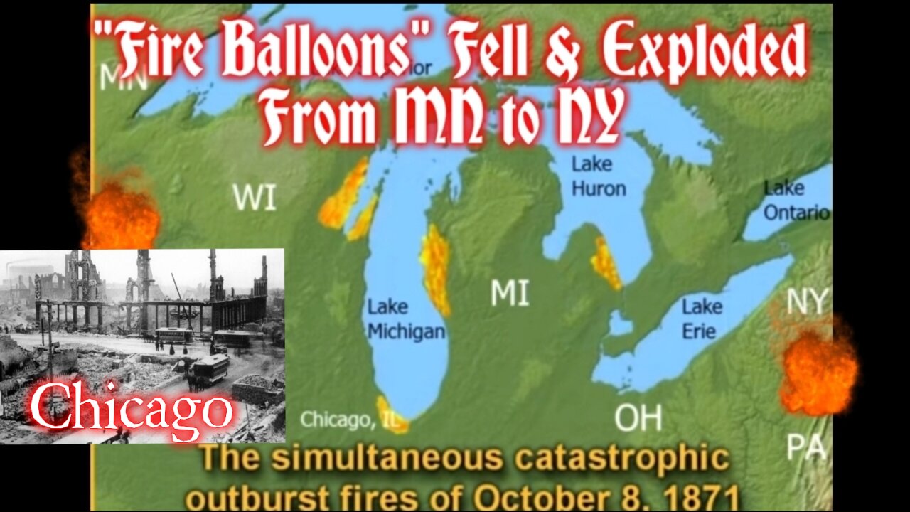 1871 Many Thought it Judgment Day When "Fire in the Sky" Ignited MN to NY , Comet Impact ?